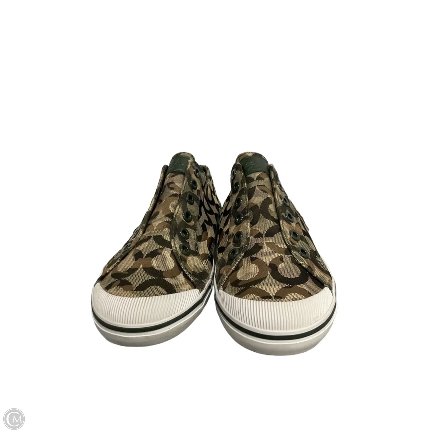 Shoes Designer By Coach In Camouflage Print, Size: 7