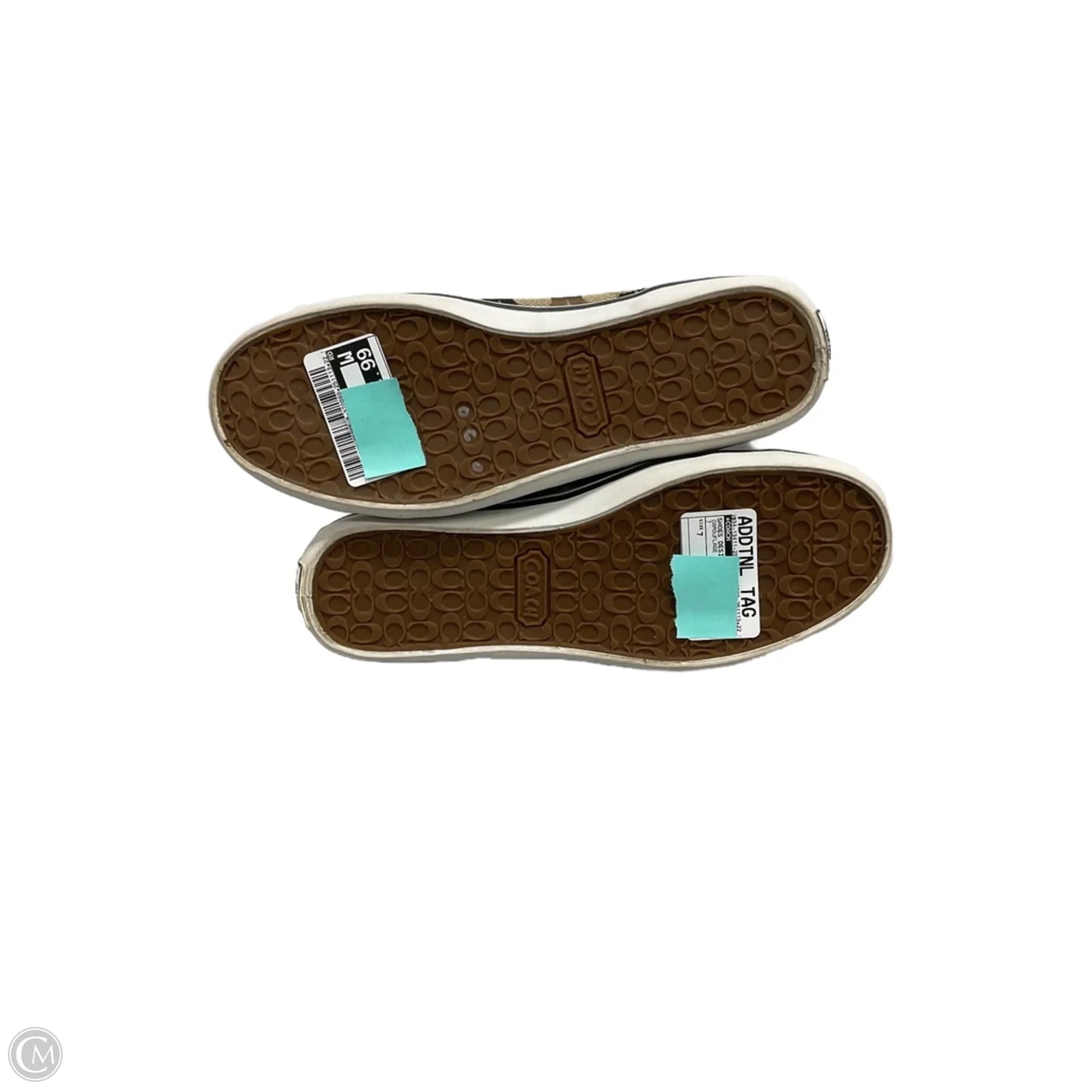 Shoes Designer By Coach In Camouflage Print, Size: 7