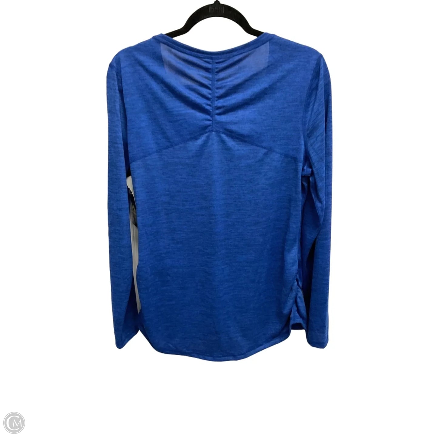 Athletic Top Long Sleeve Crewneck By Athletic Works In Blue, Size: L