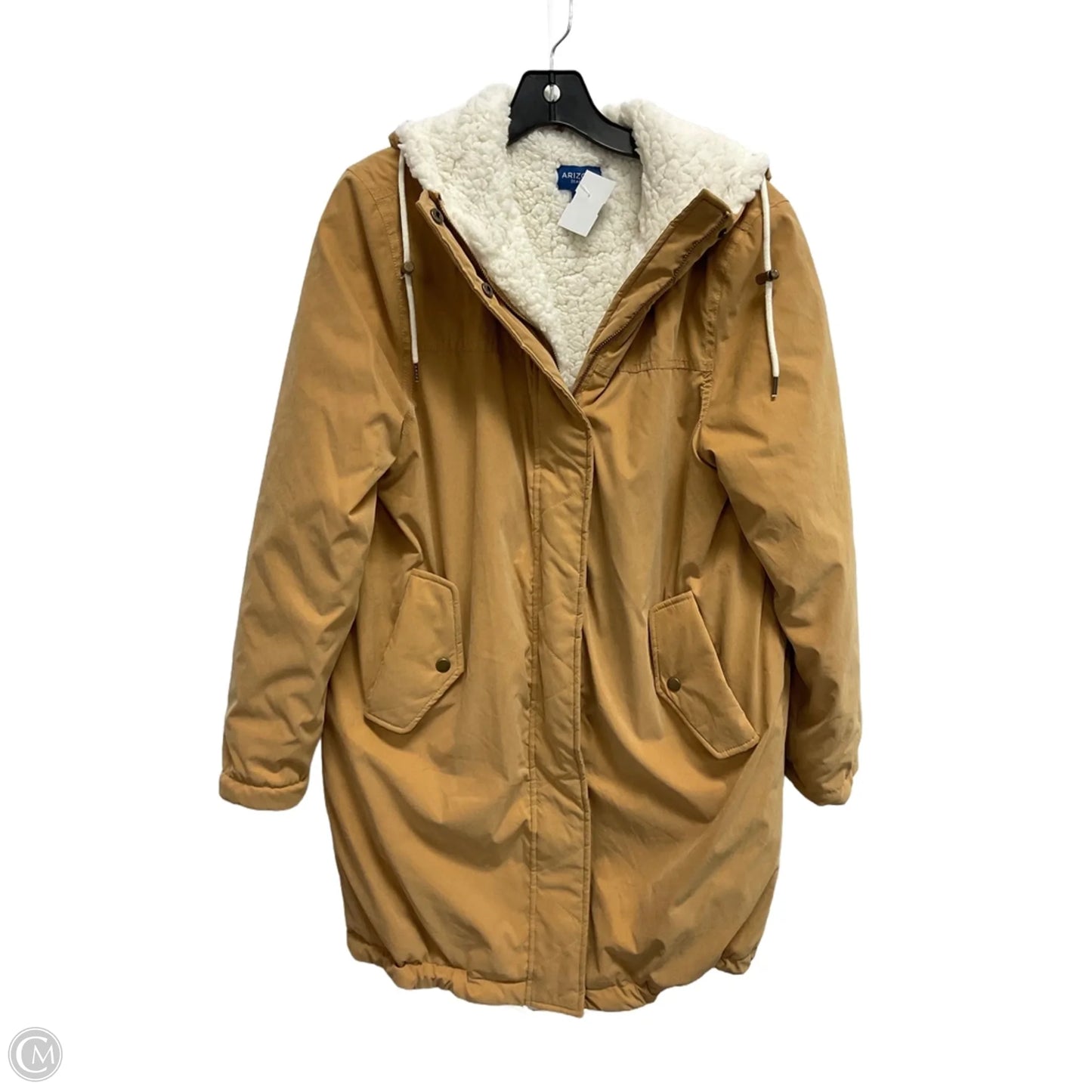 Coat Parka By Arizona In Gold, Size: S