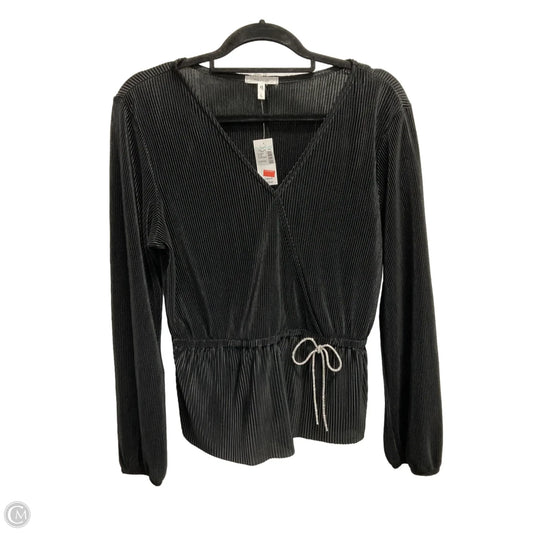 Top Long Sleeve By Maurices In Black, Size: L