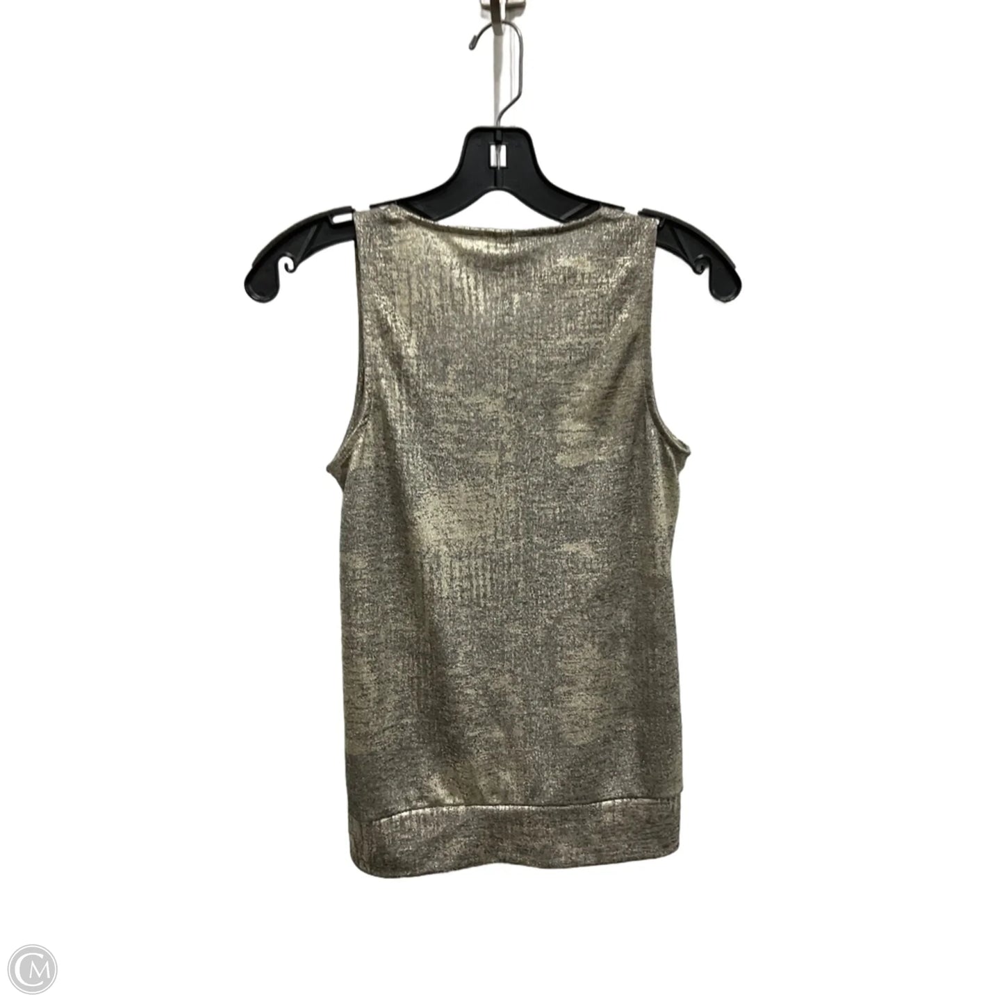 Top Sleeveless By Anthropologie In Gold, Size: Xs