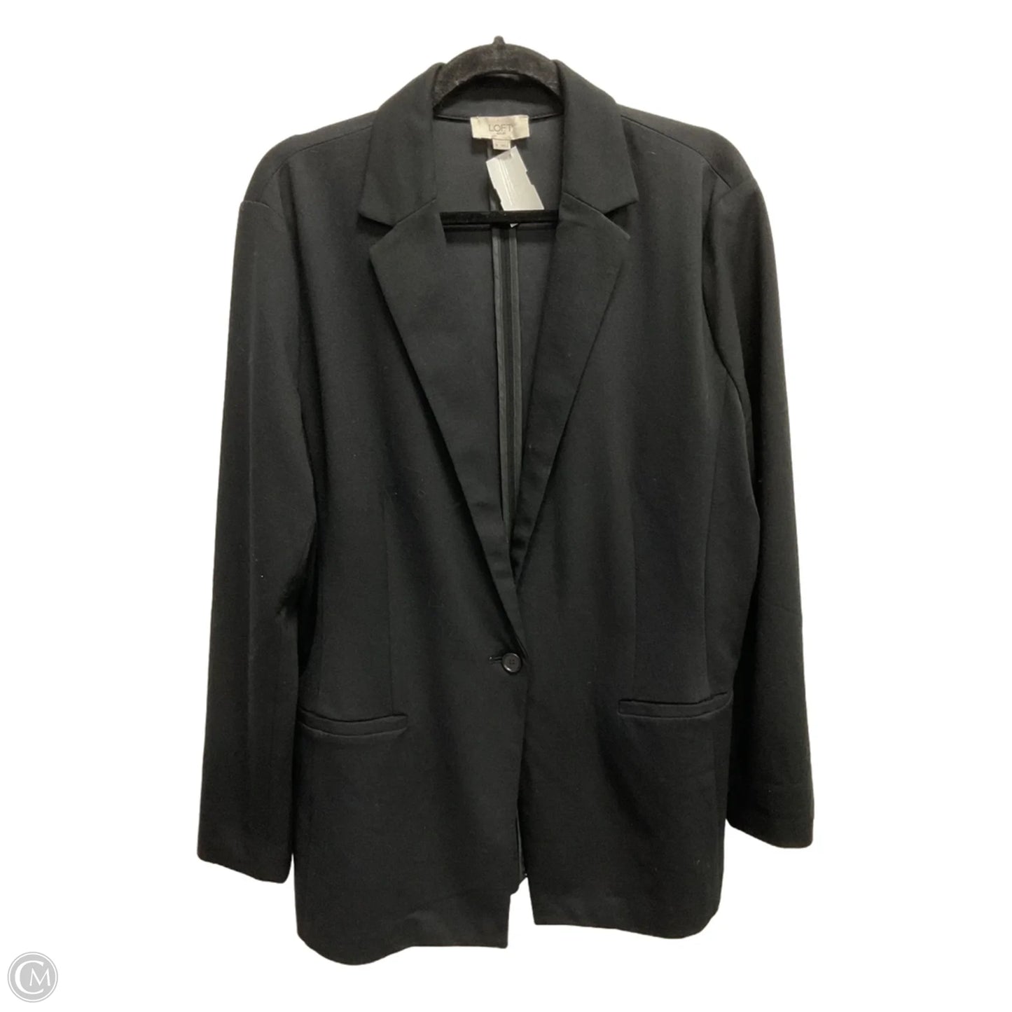 Blazer By Loft In Black, Size: Xl