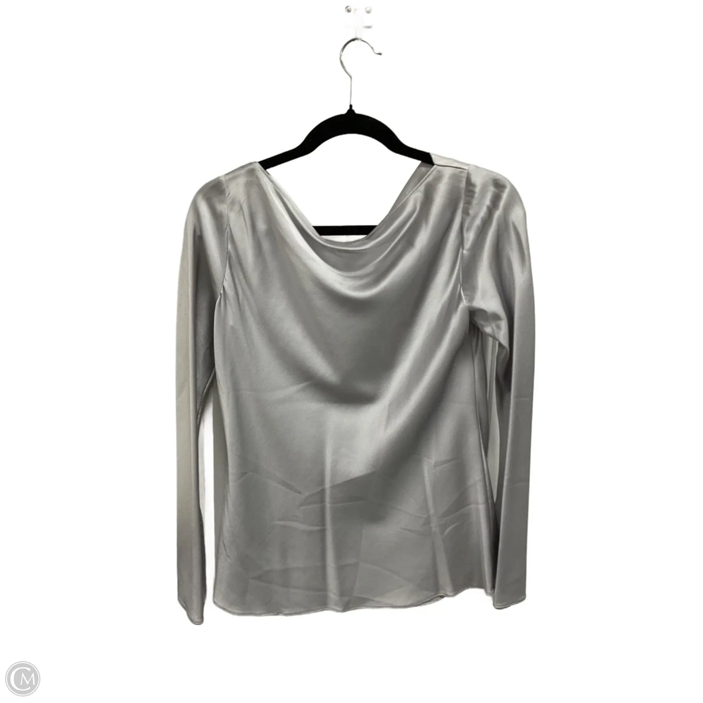Blouse Long Sleeve By Antonio Melani In Silver, Size: S