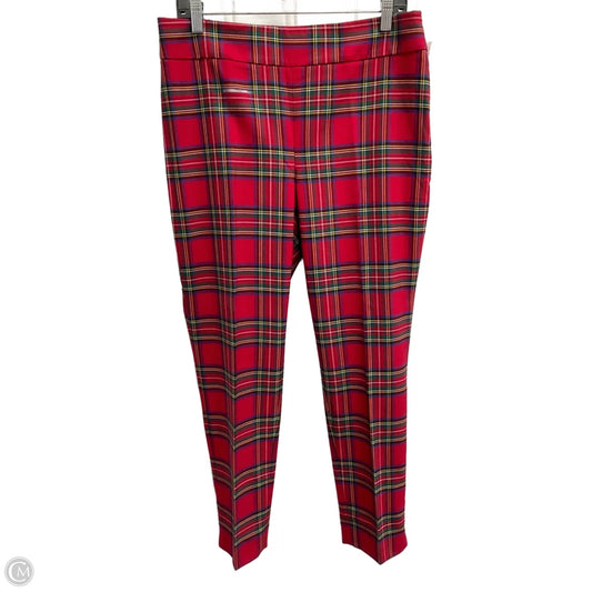 Pants Dress By Talbots In Plaid Pattern, Size: 10