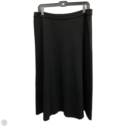 Skirt Midi By Talbots In Black, Size: 10