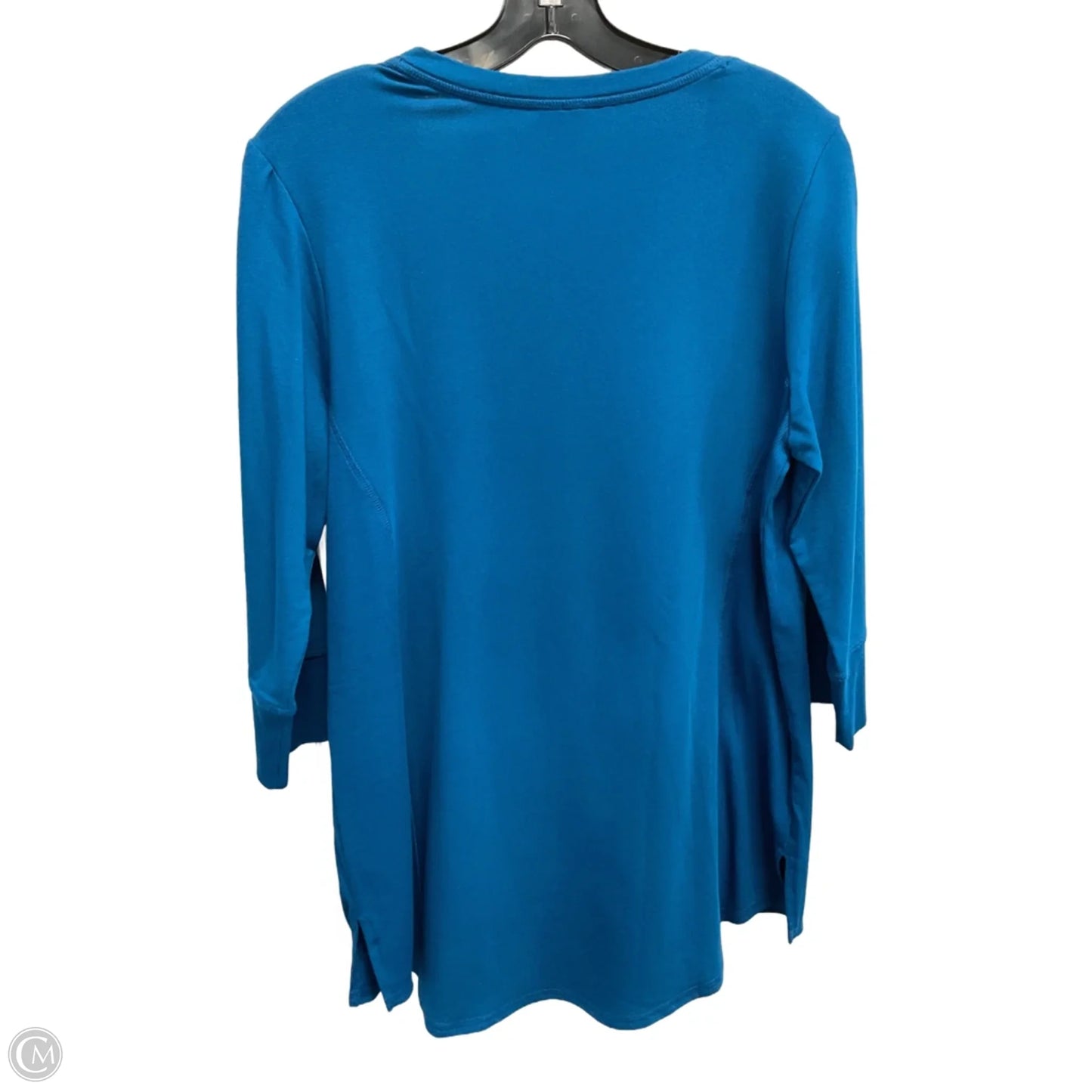 Tunic 3/4 Sleeve By Chicos In Blue, Size: M