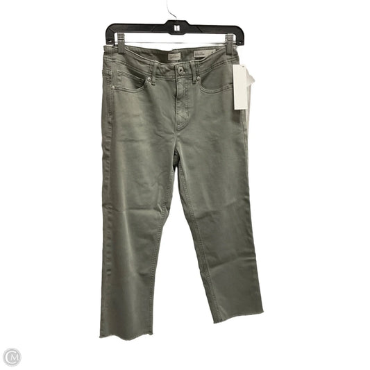 Jeans Cropped By J. Jill In Green Denim, Size: 6p