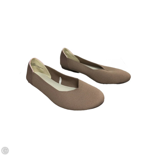 Shoes Flats By Clothes Mentor In Beige, Size: 9
