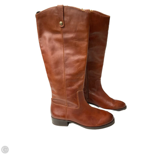 Boots Knee Flats By Inc In Brown, Size: 8.5