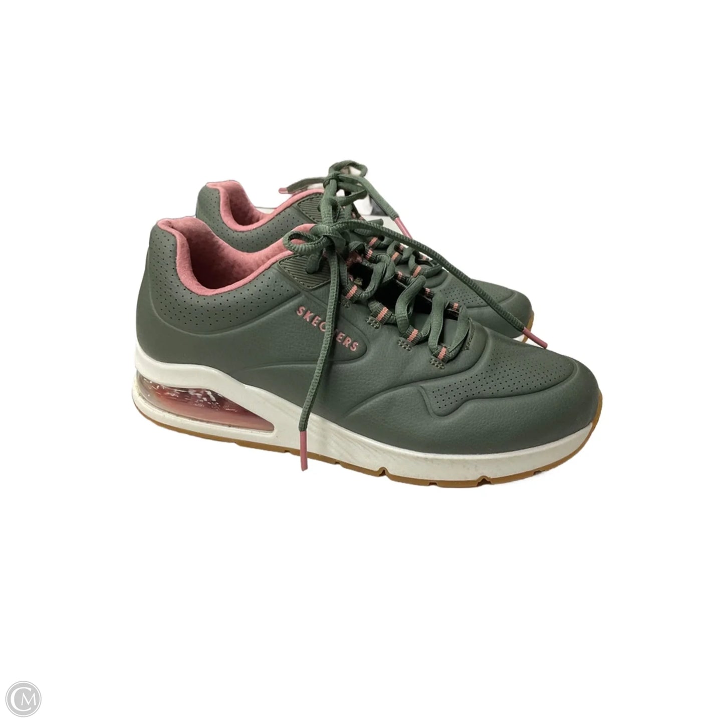 Shoes Athletic By Skechers In Green, Size: 8.5