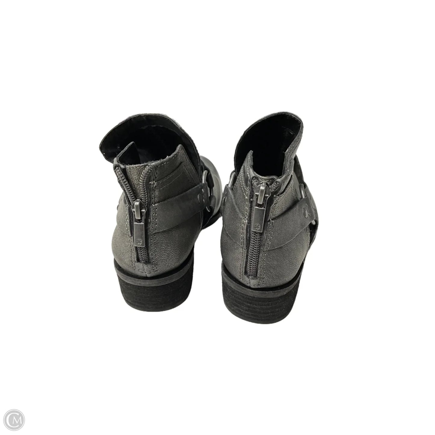 Boots Ankle Flats By Lucky Brand In Silver, Size: 8.5