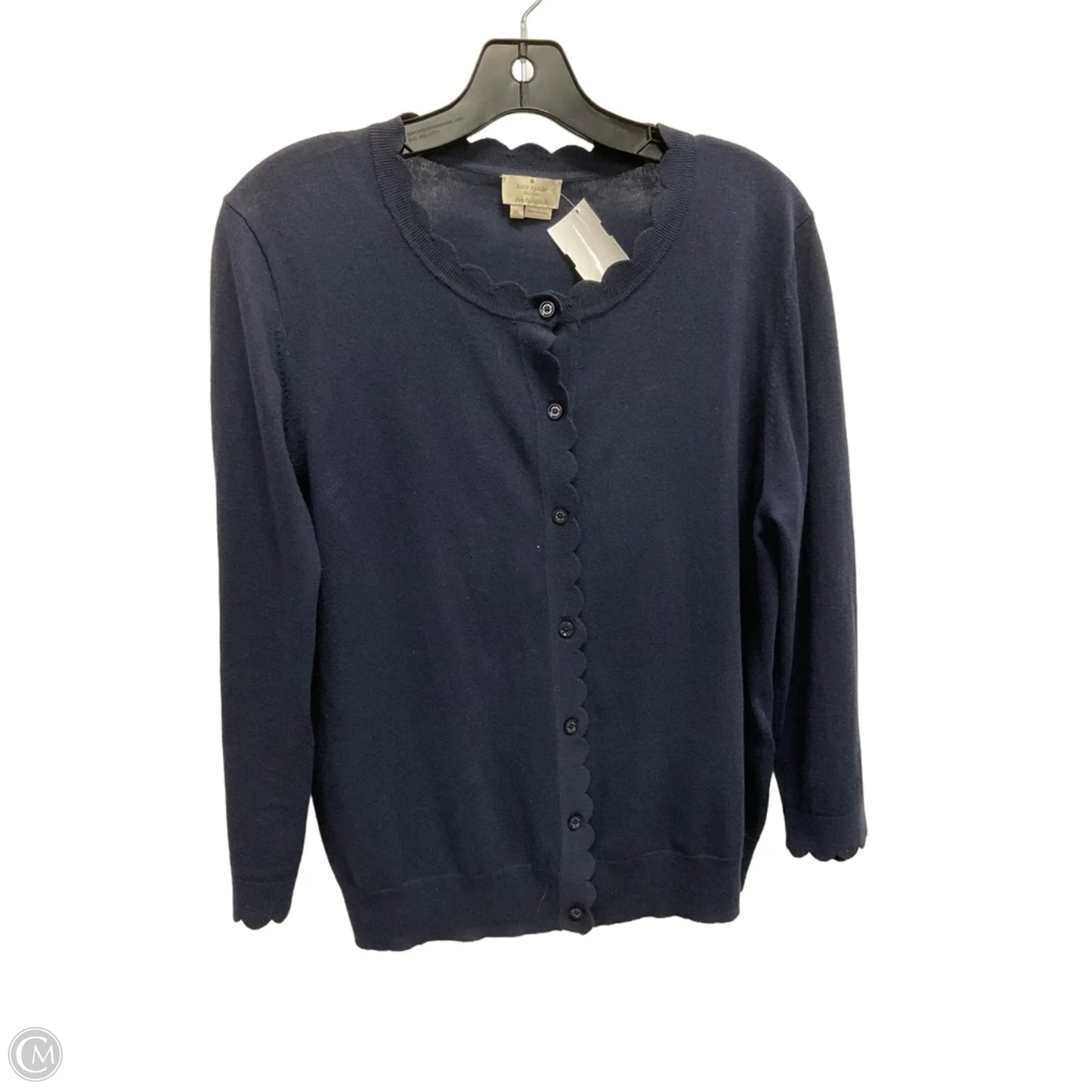 Cardigan Designer By Kate Spade In Navy, Size: Xl