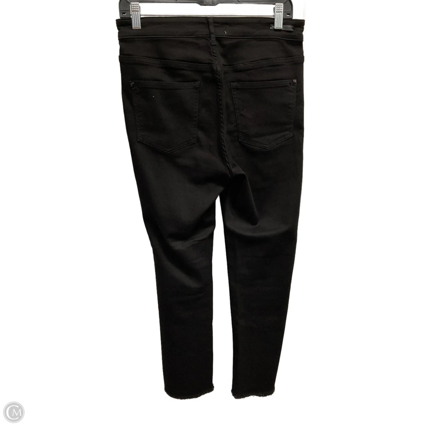 Jeans Cropped By Pilcro In Black Denim, Size: 6