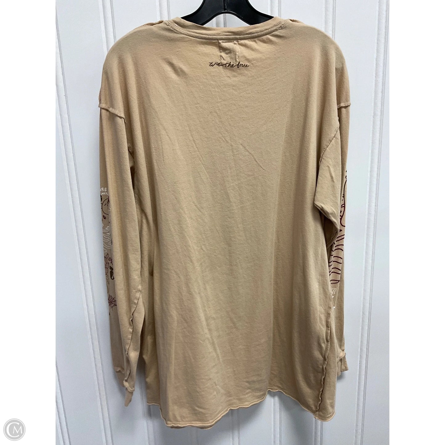 Top Long Sleeve Basic By We The Free In Tan, Size: S