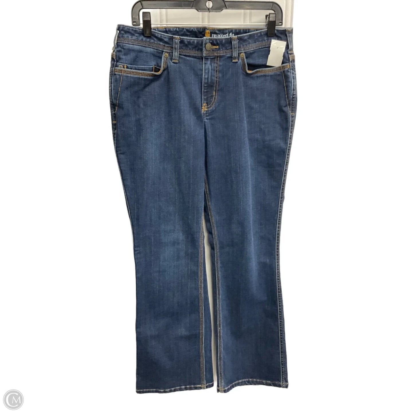 Jeans Straight By Carhartt In Blue Denim, Size: 10