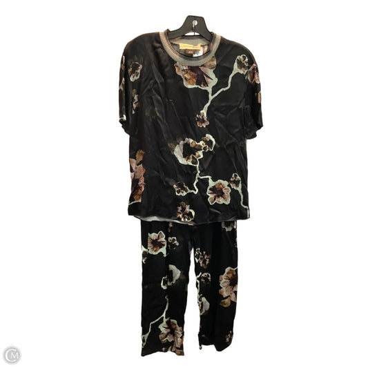 Pants Set 2pc By Cma In Floral Print, Size: S