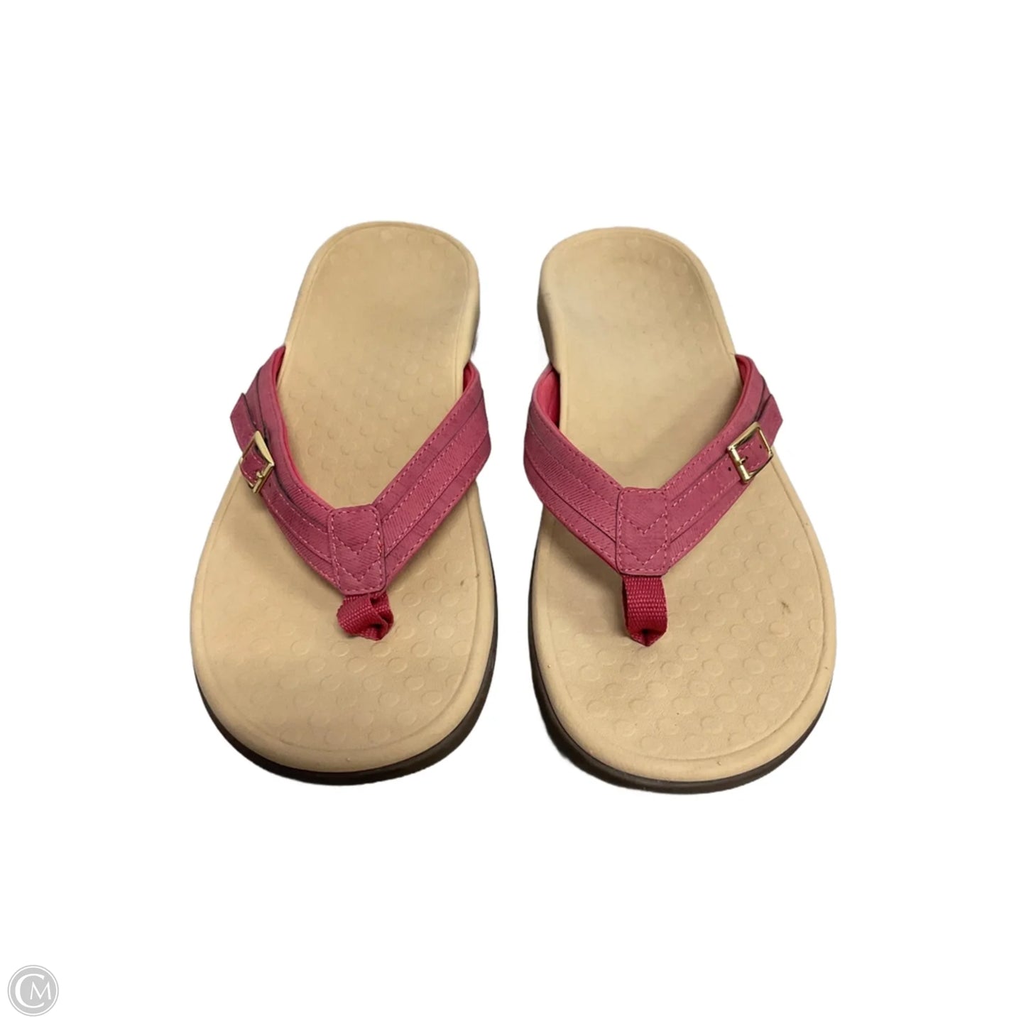 Sandals Flip Flops By Vionic In Pink, Size: 10