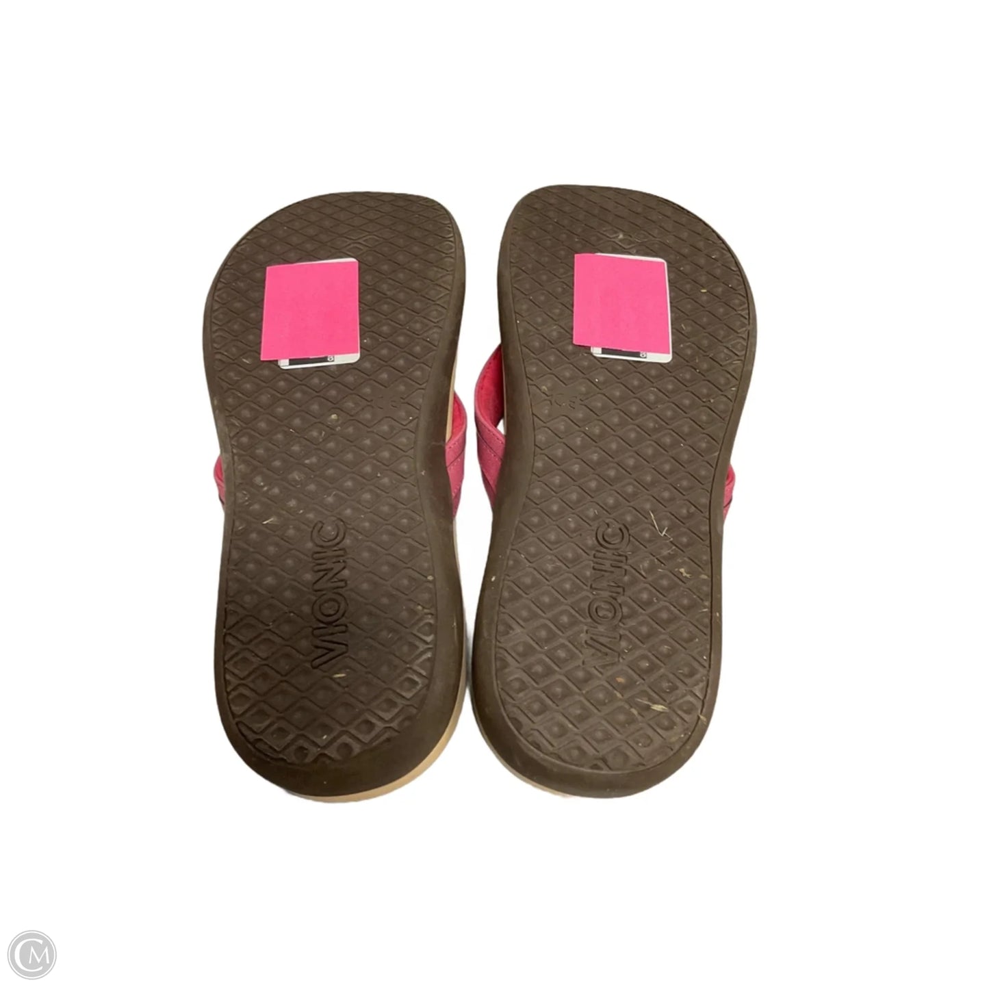 Sandals Flip Flops By Vionic In Pink, Size: 10