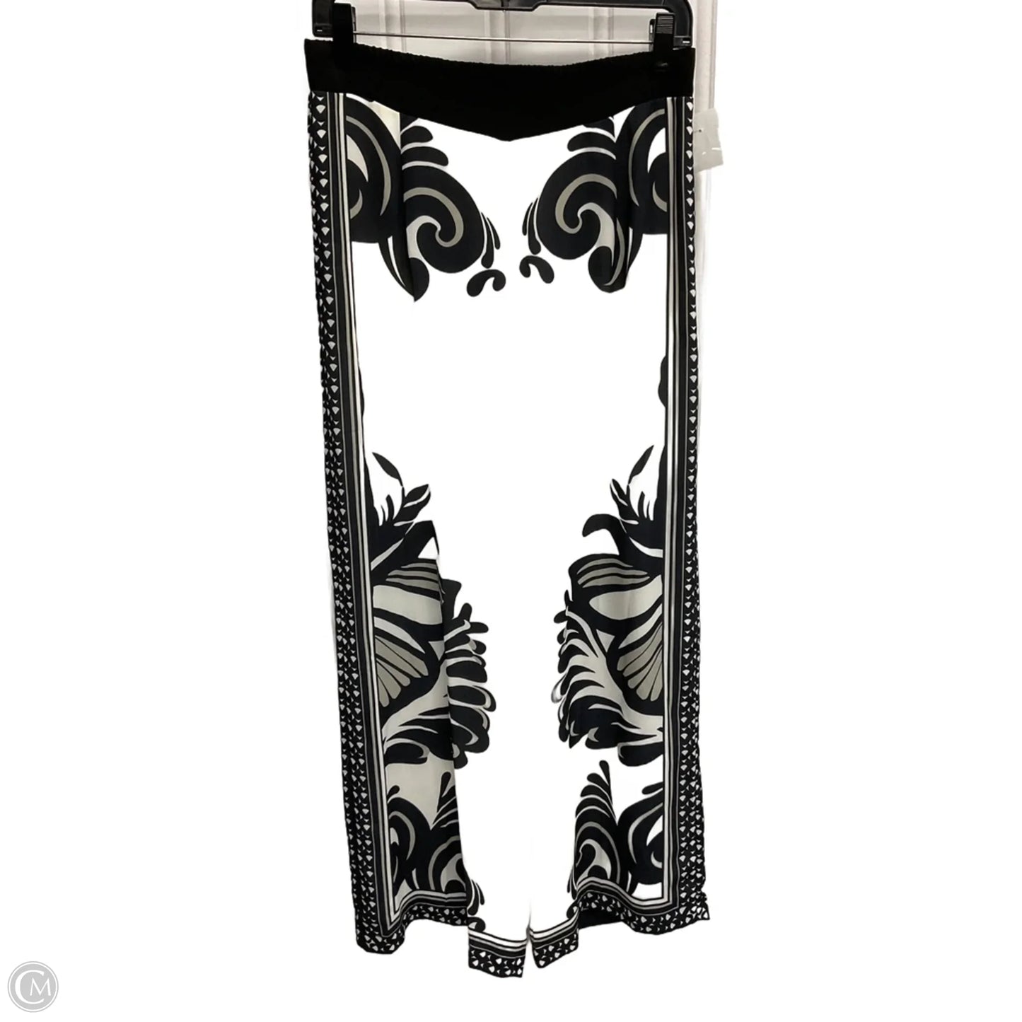 Pants Wide Leg By Tahari In Black & White, Size: 10