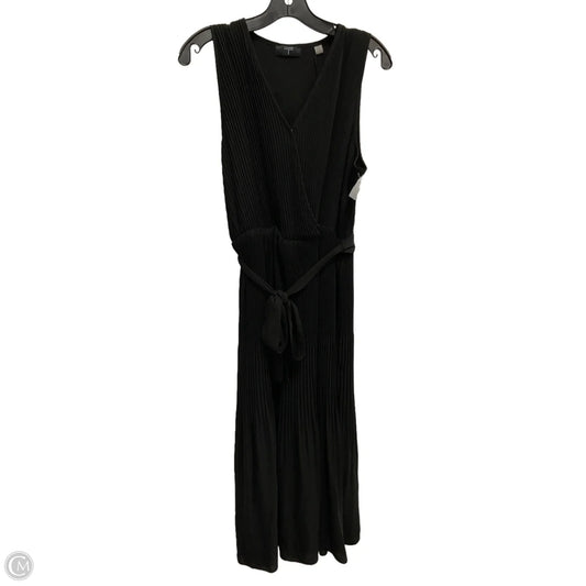Dress Maxi By Tahari In Black, Size: L