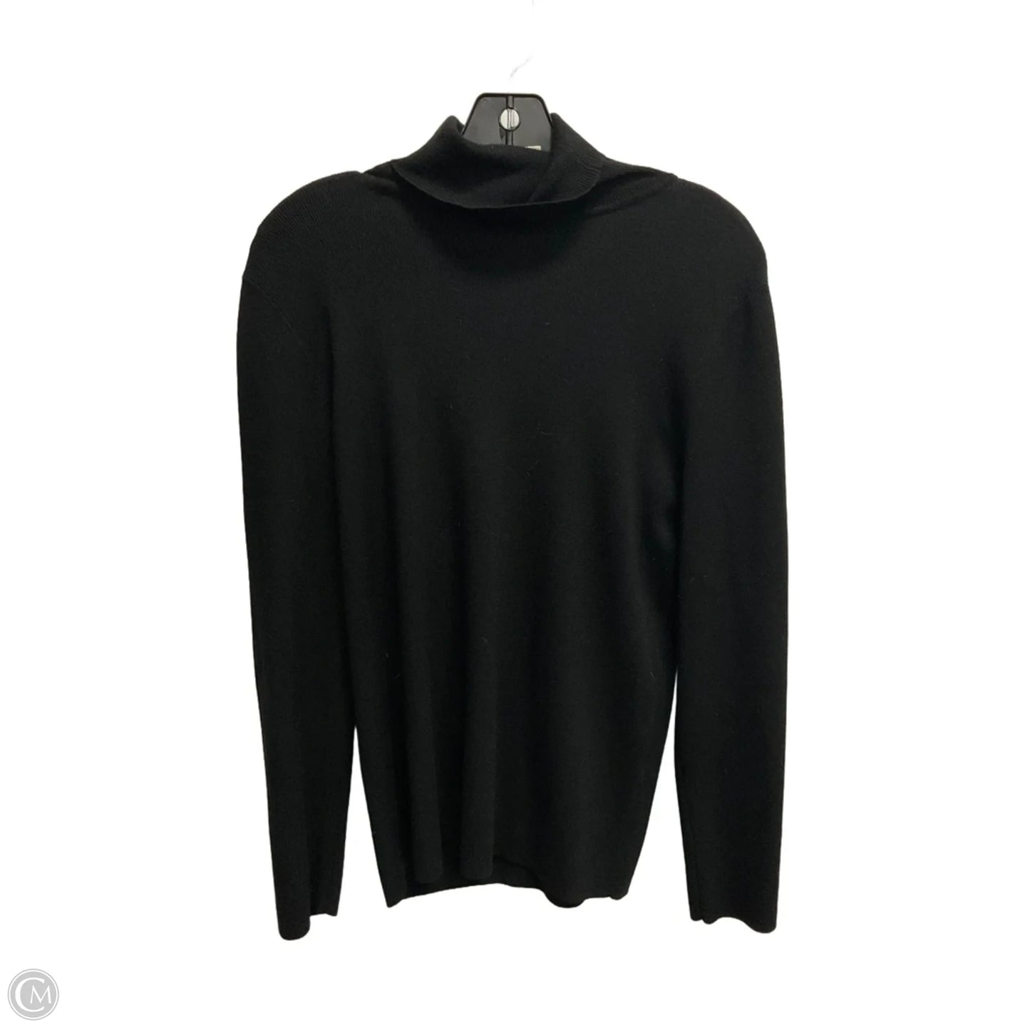 Sweater By Chicos In Black, Size: L