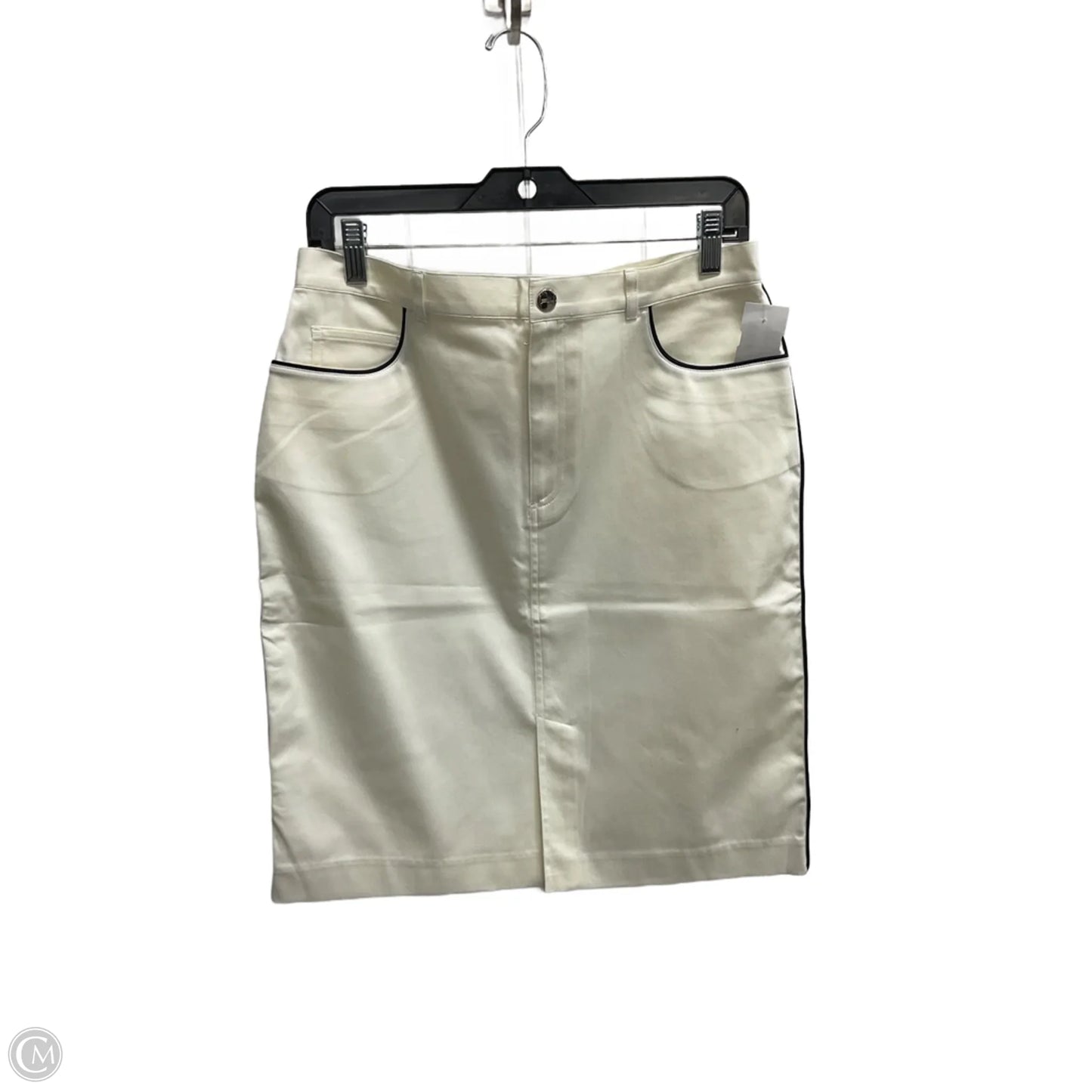 Skirt Midi By Ralph Lauren In White, Size: 10