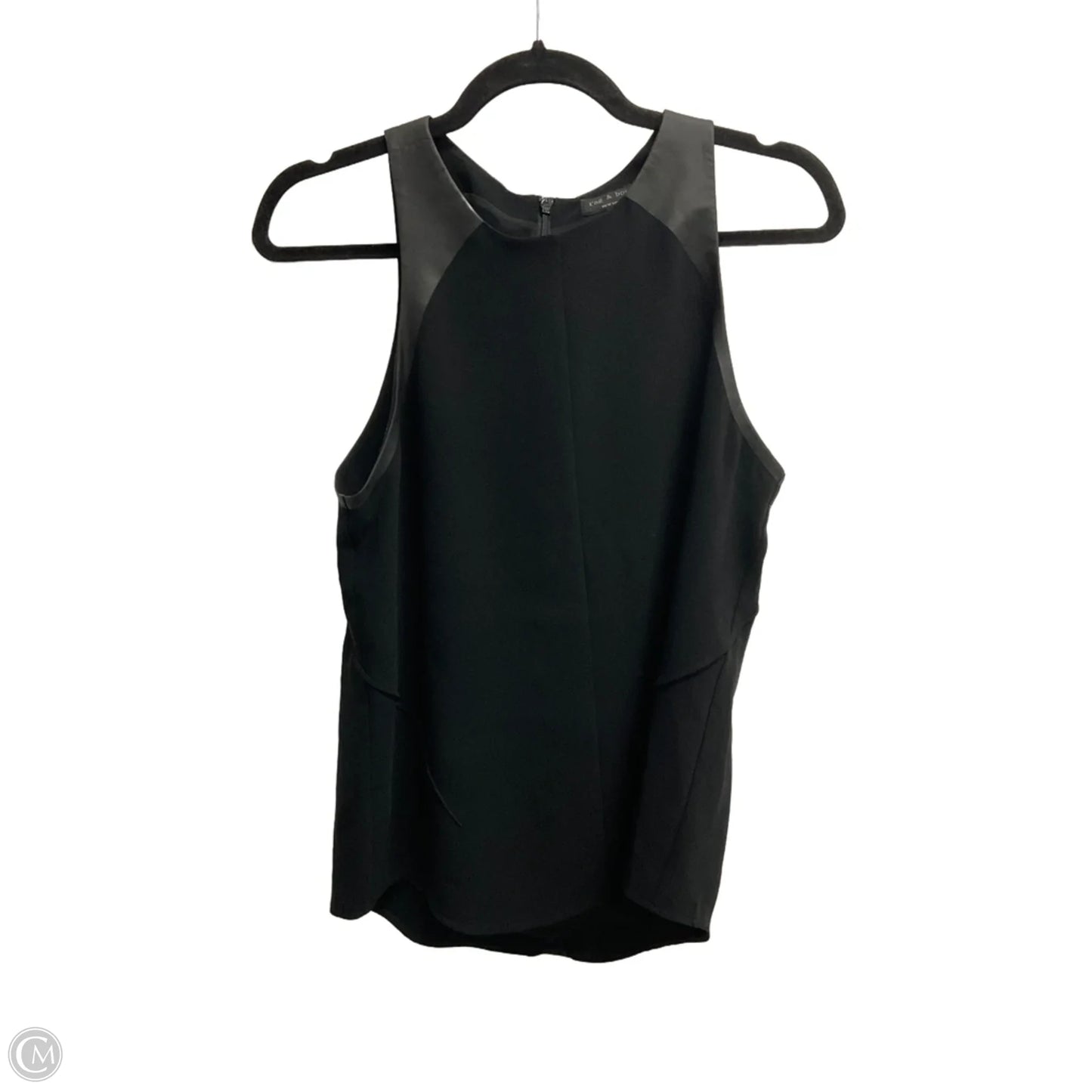 Top Sleeveless By Rag And Bone In Black, Size: M