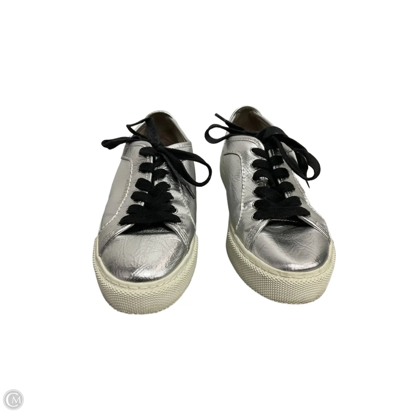 Shoes Designer By All Saints In Silver, Size: 8