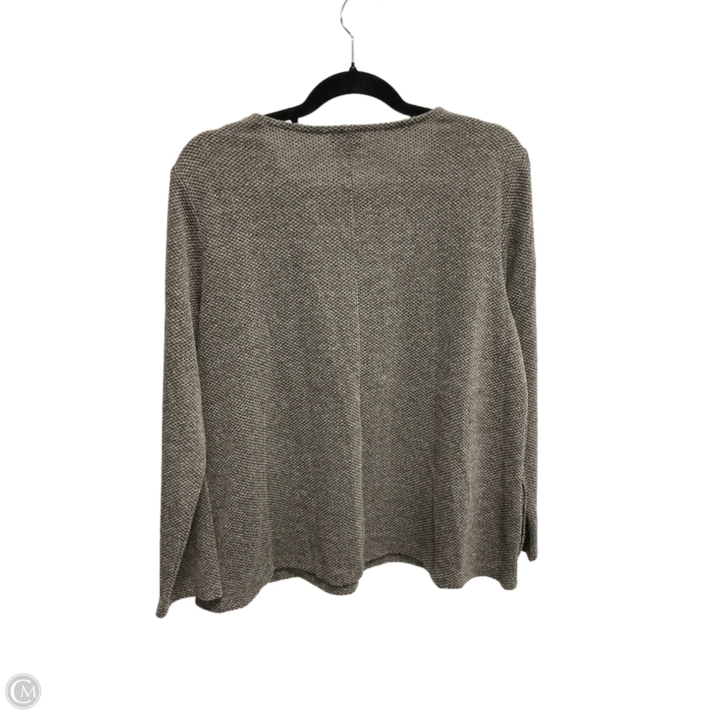 Top Long Sleeve By Chicos In Brown, Size: L