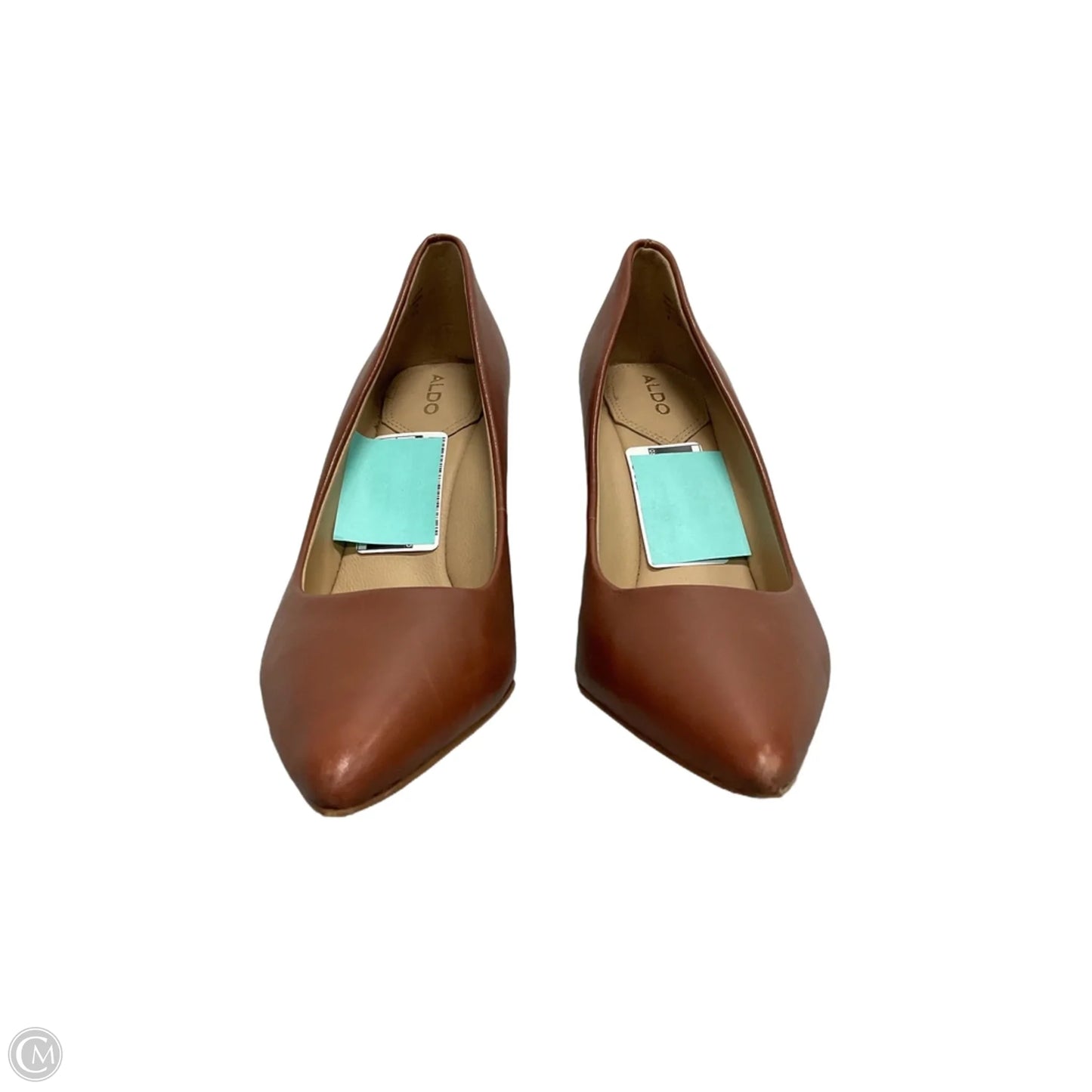 Shoes Heels Stiletto By Aldo In Brown, Size: 8