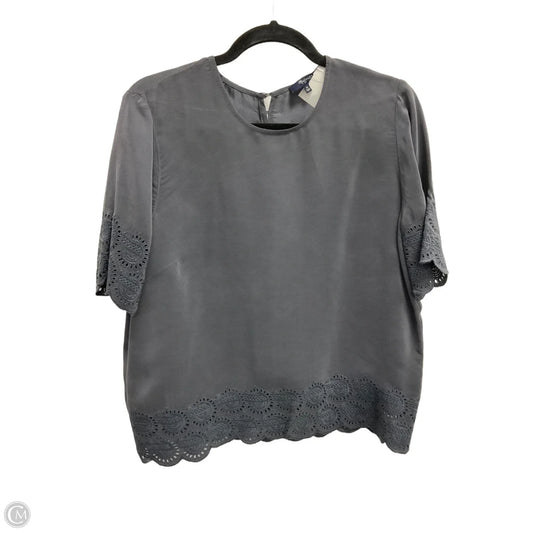 Top Short Sleeve By Madewell In Grey, Size: M