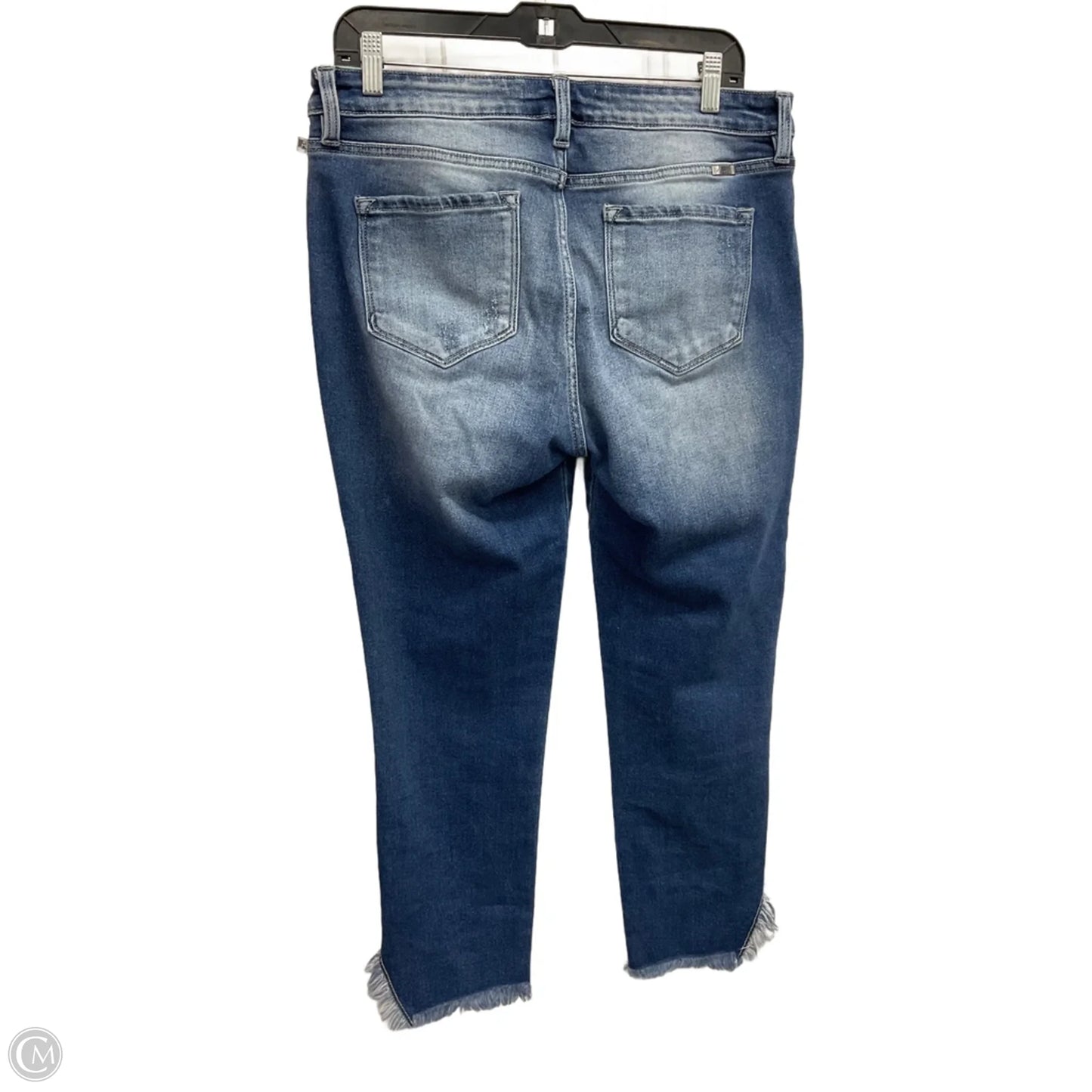 Jeans Skinny By Kancan In Blue Denim, Size: 14