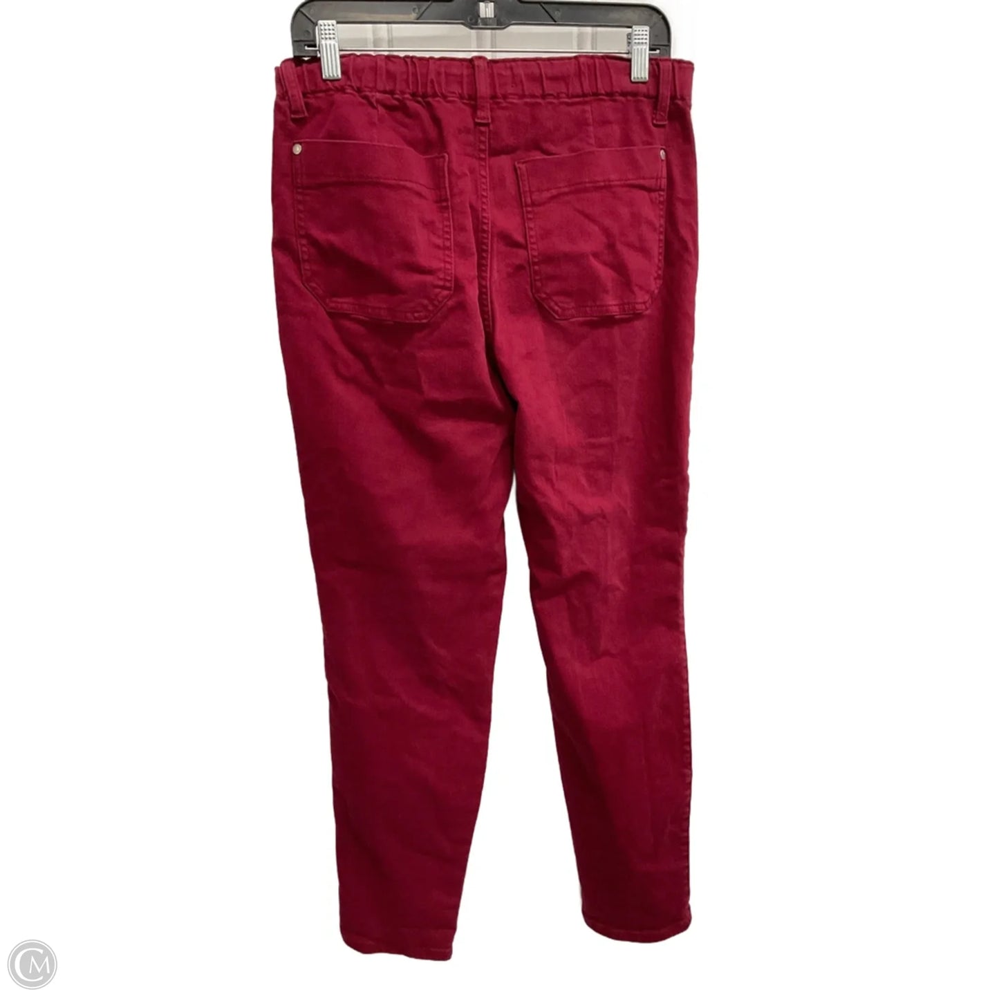 Jeans Straight By Judy Blue In Red Denim, Size: 10