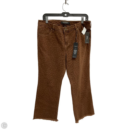 Jeans Boot Cut By Liverpool In Leopard Print, Size: 8