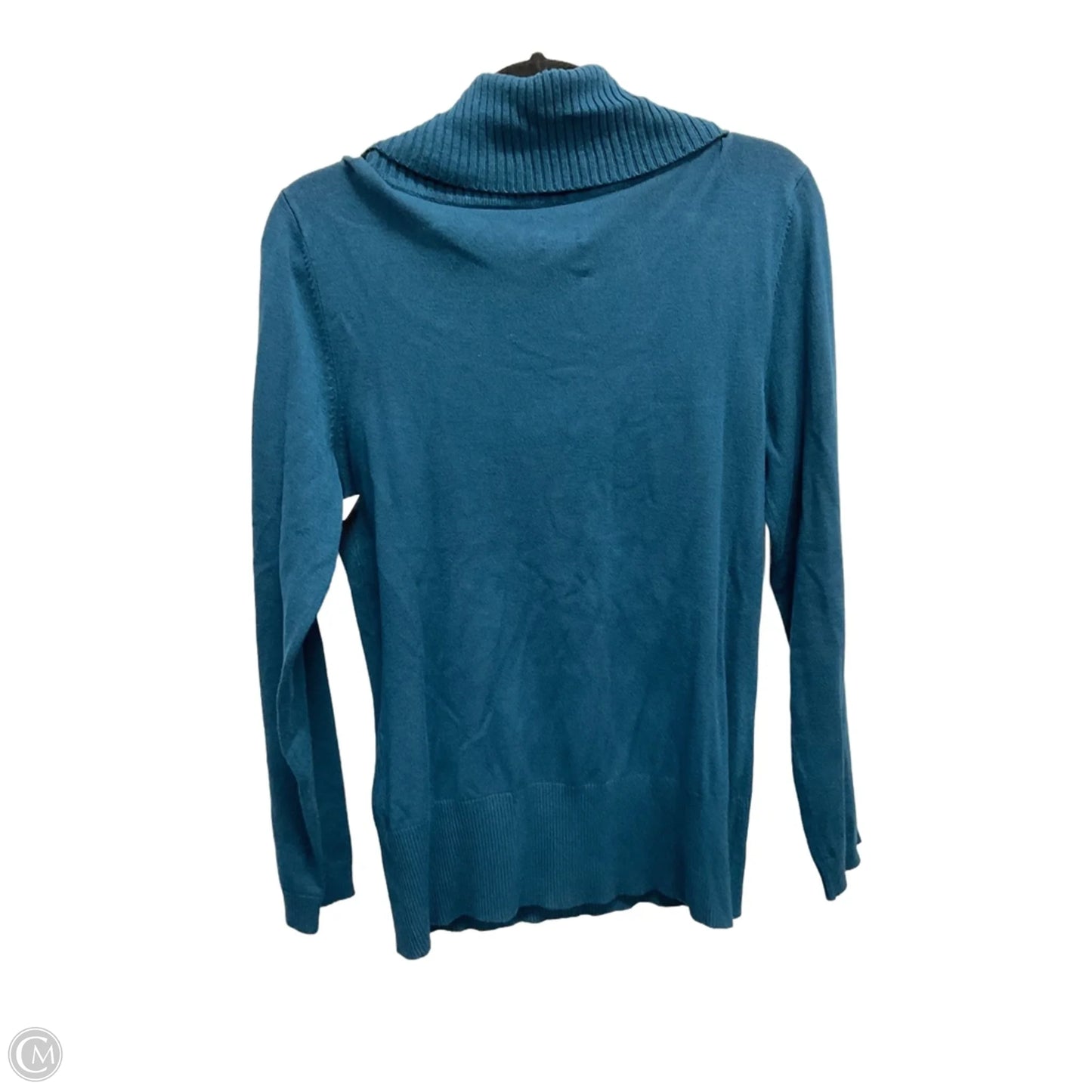Top Long Sleeve By Chicos In Teal, Size: M