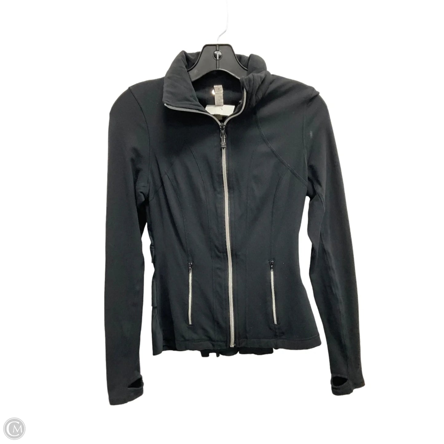 Athletic Jacket By Lululemon In Black, Size: S
