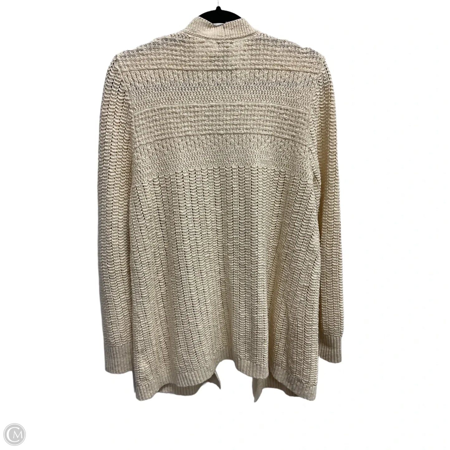 Sweater Cardigan By L.l. Bean In Cream, Size: Xl