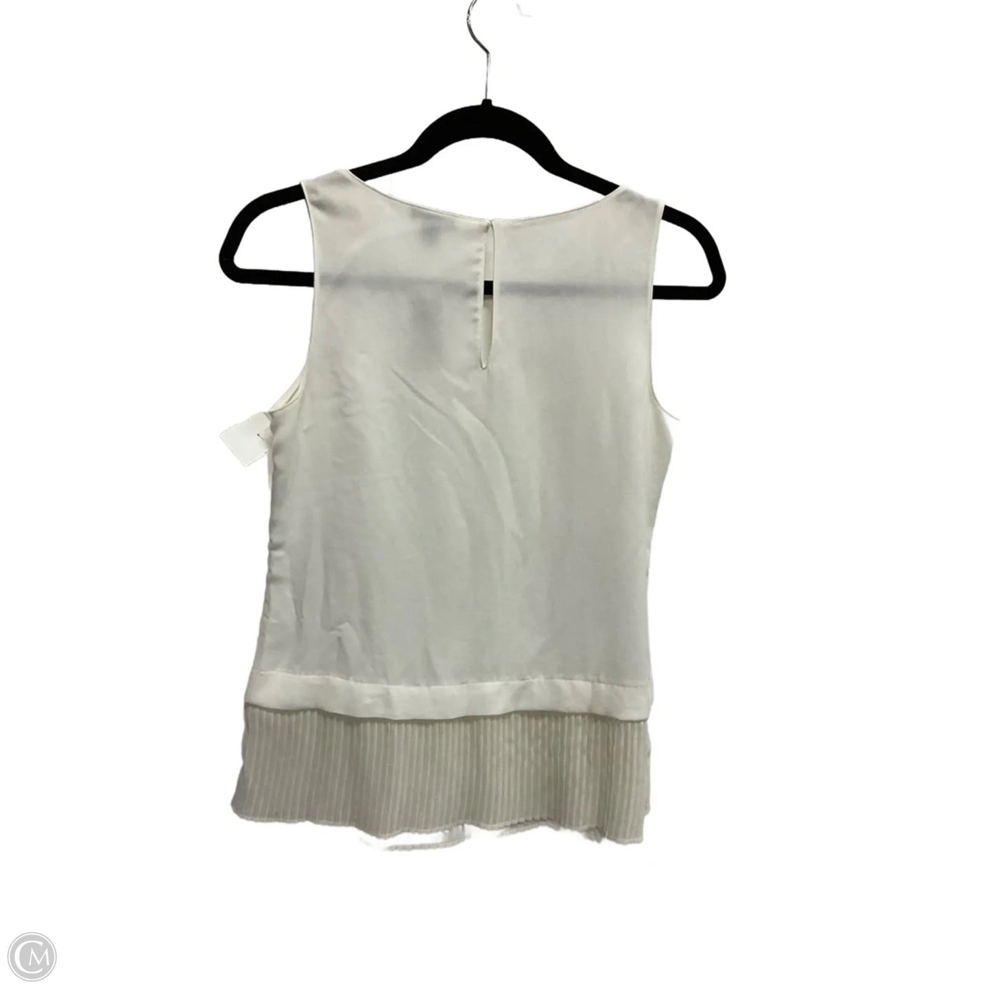 Top Sleeveless By Ann Taylor In White, Size: Xs