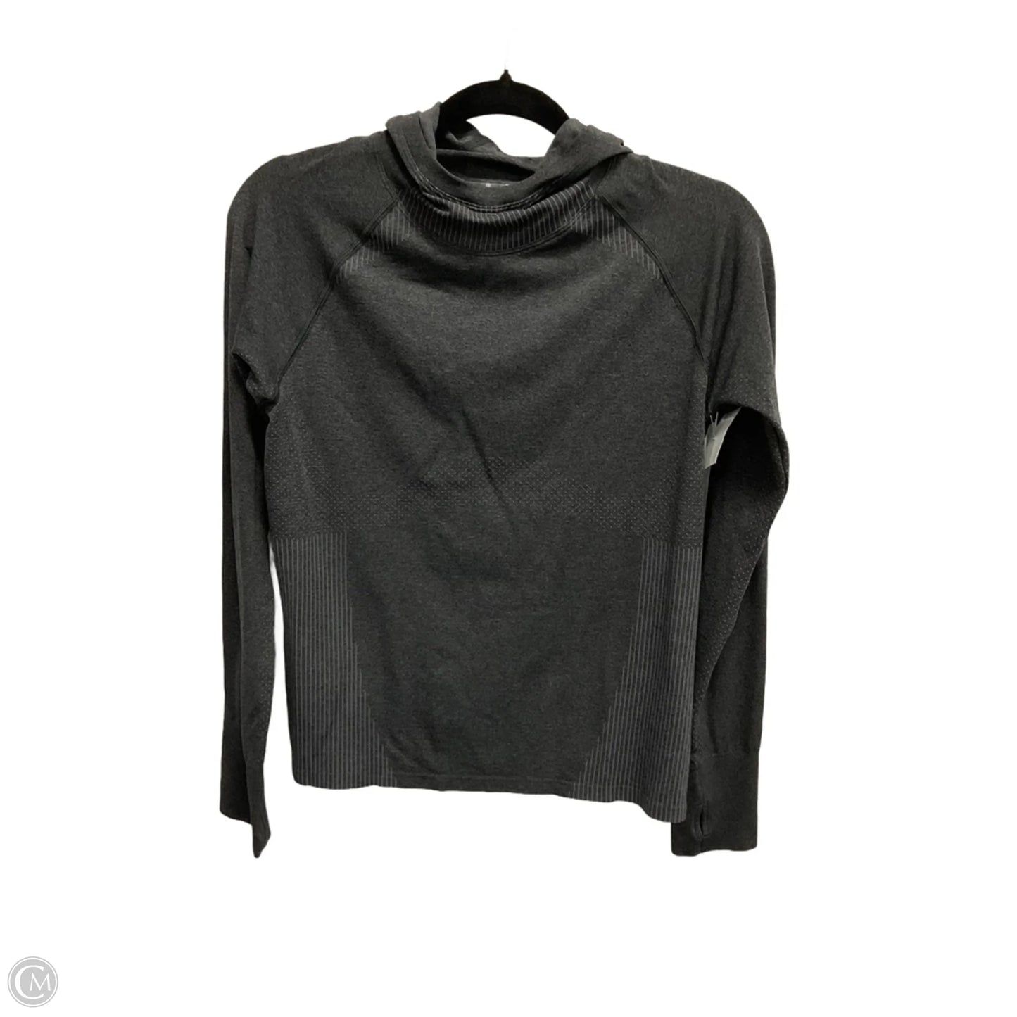 Athletic Top Long Sleeve Hoodie By Calia In Grey, Size: M