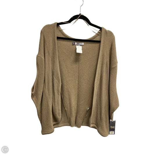 Vest Sweater By Jennifer Lopez In Gold, Size: Xl