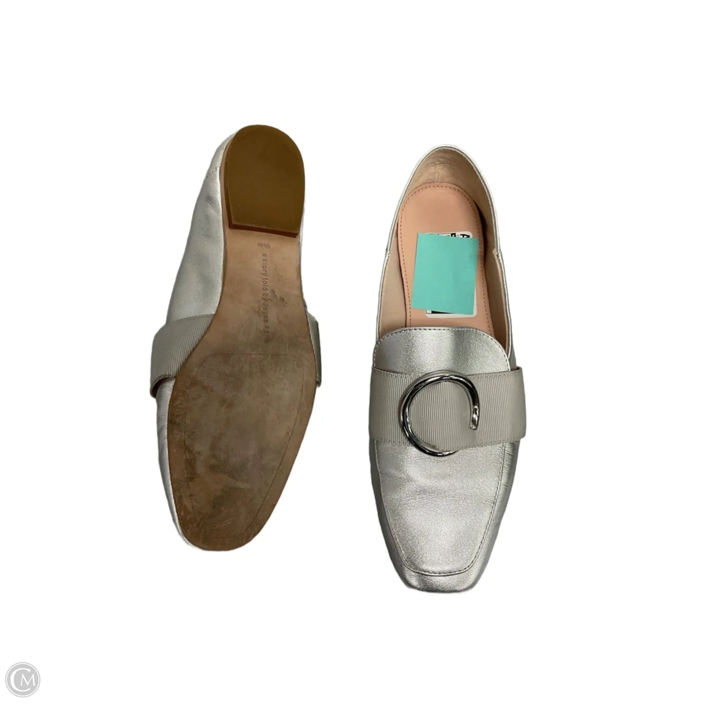 Shoes Flats By Avec Les Filles In Silver, Size: 6.5