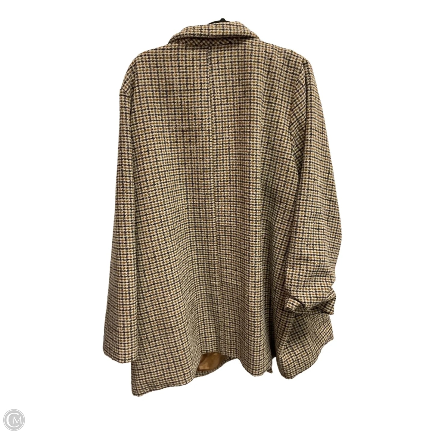 Coat Peacoat By Old Navy In Checkered Pattern, Size: 3x