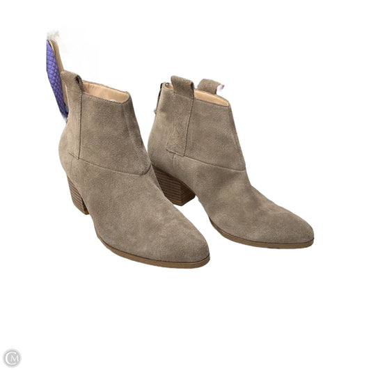Boots Ankle Flats By Sole Society In Taupe, Size: 9.5