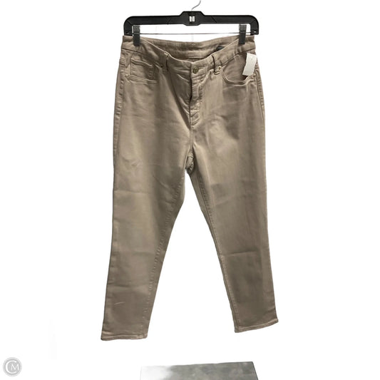 Jeans Cropped By Chicos In Tan, Size: 8