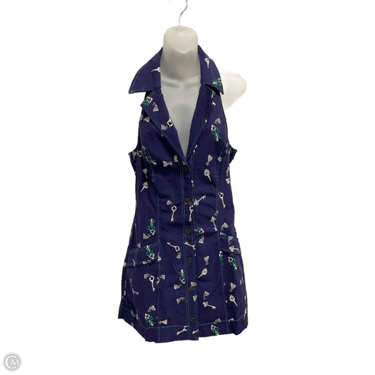 Dress Party Short By Maeve In Blue, Size: M