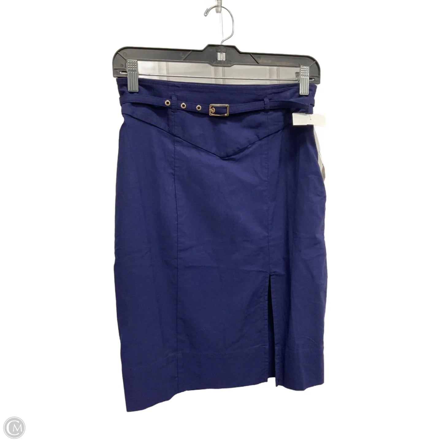 Skirt Midi By Anthropologie In Navy, Size: 2