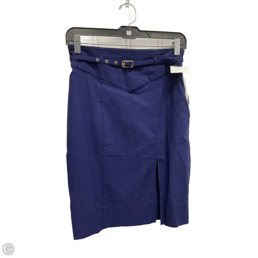 Skirt Midi By Anthropologie In Navy, Size: 2