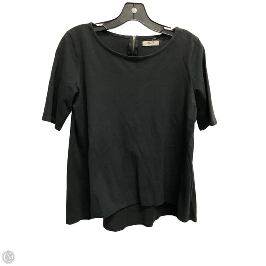 Top Short Sleeve By Madewell In Black, Size: S