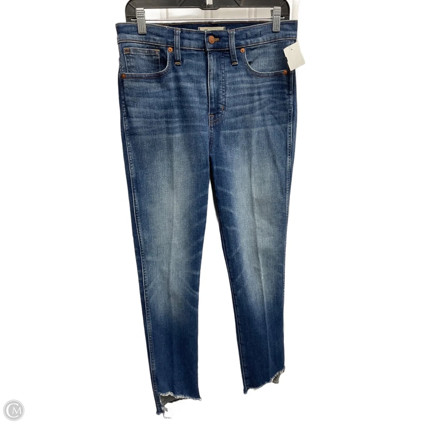 Jeans Skinny By Madewell In Blue Denim, Size: 8